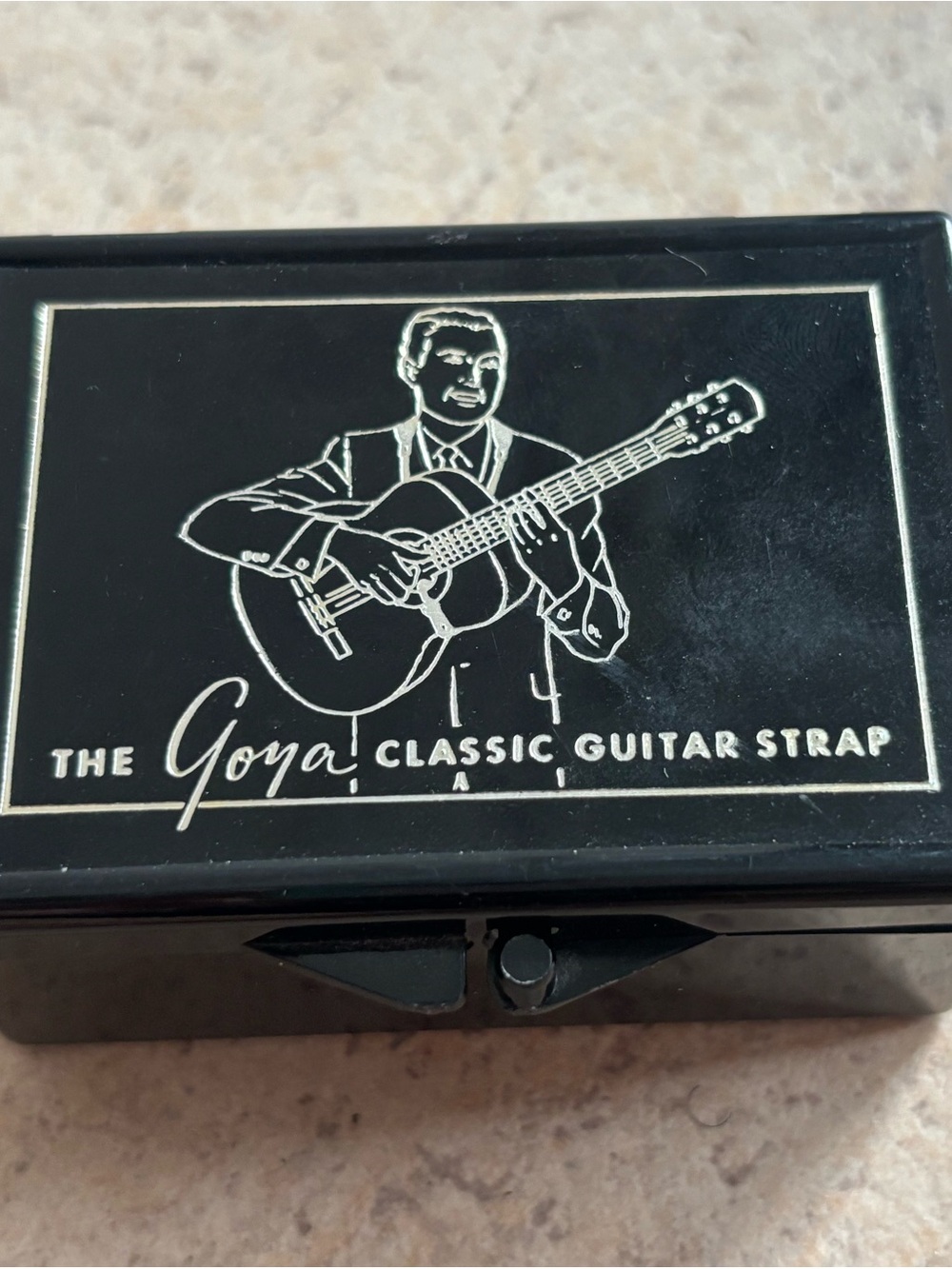 Vintage The Goya Classic Guitar Strap Case Herco Product New Adjustable